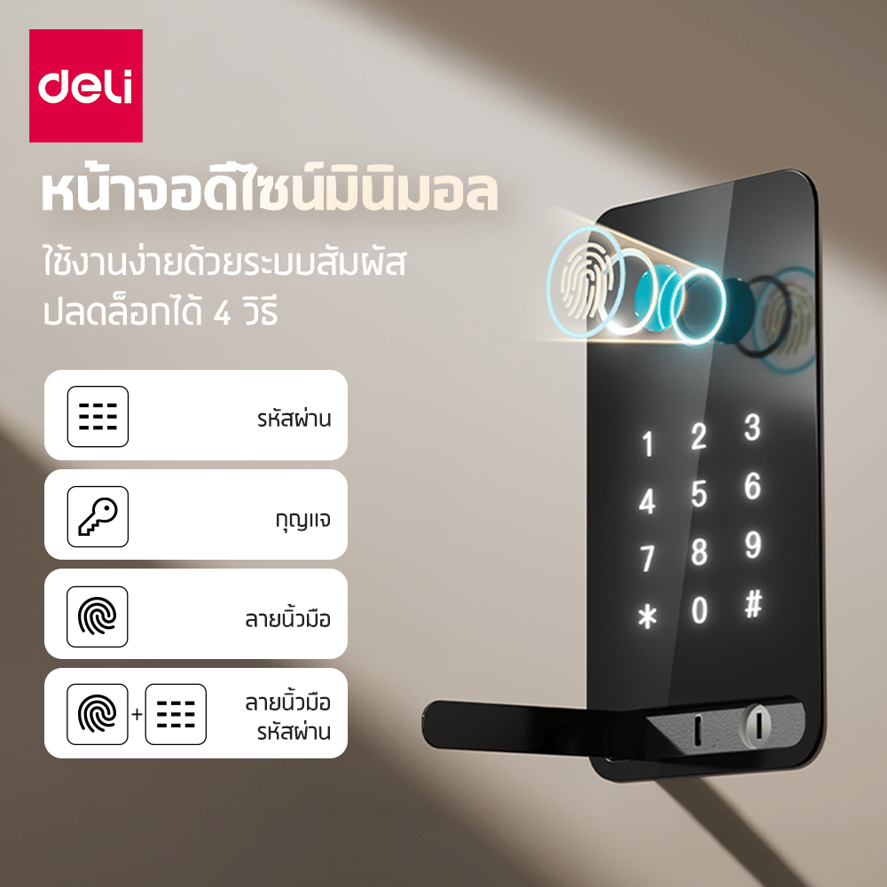 ตู้เซฟนิรภัย AE666-N-BK-01 38X32X45 ซม. สีดำ_4